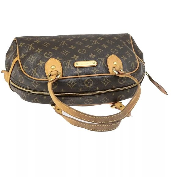 LOUIS VUITTON Montorgueil PM Shoulder Bag Monogram Leather Brown - Picture 13 of 16